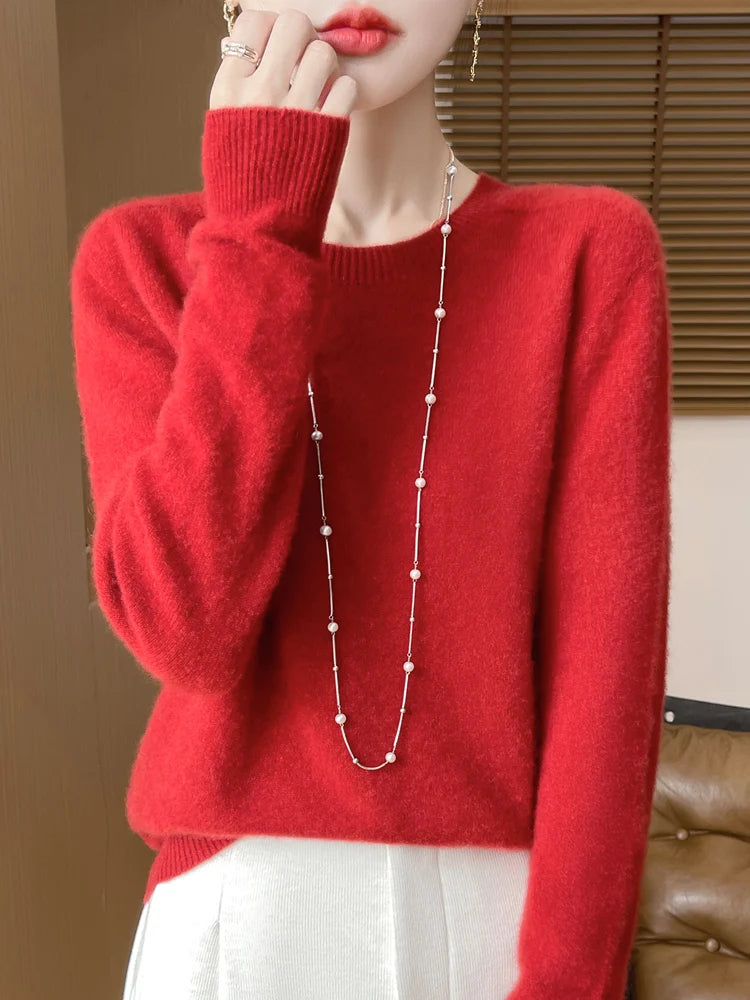 Merino Wool Crew Neck Jumper