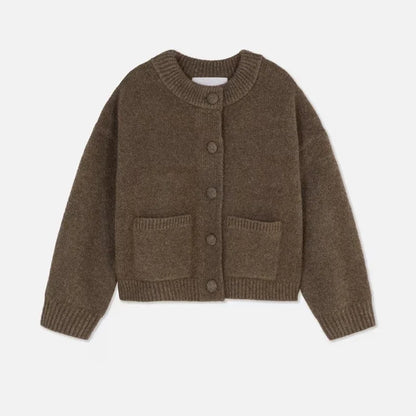 Classic Knit Cardigan with Pockets