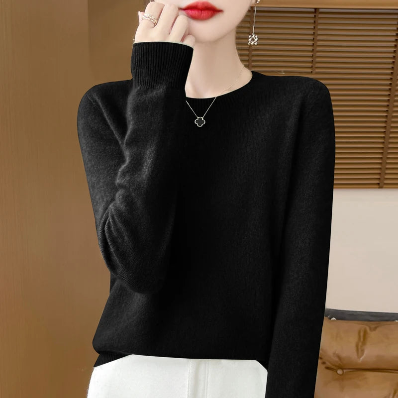 Merino Wool Crew Neck Jumper